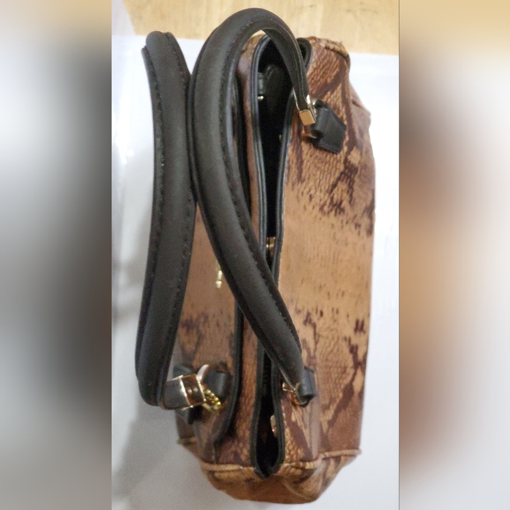 Coach Minetta Python Embossed Satchel Crossbody - image 12